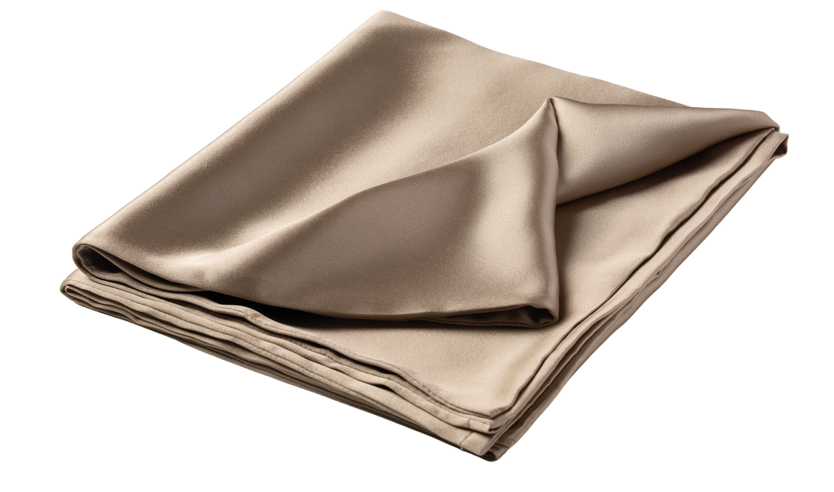 Federa in pura seta Silkybe, colore gold